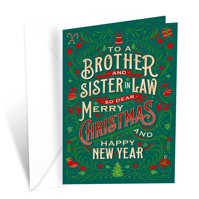 Brother and Sister In Law Christmas Card