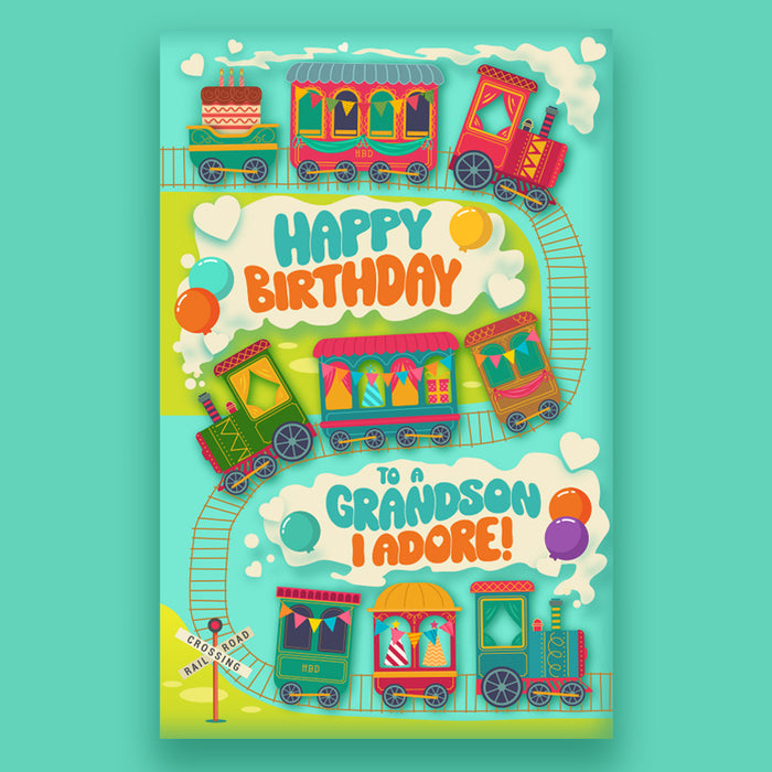 Grandson Birthday Card