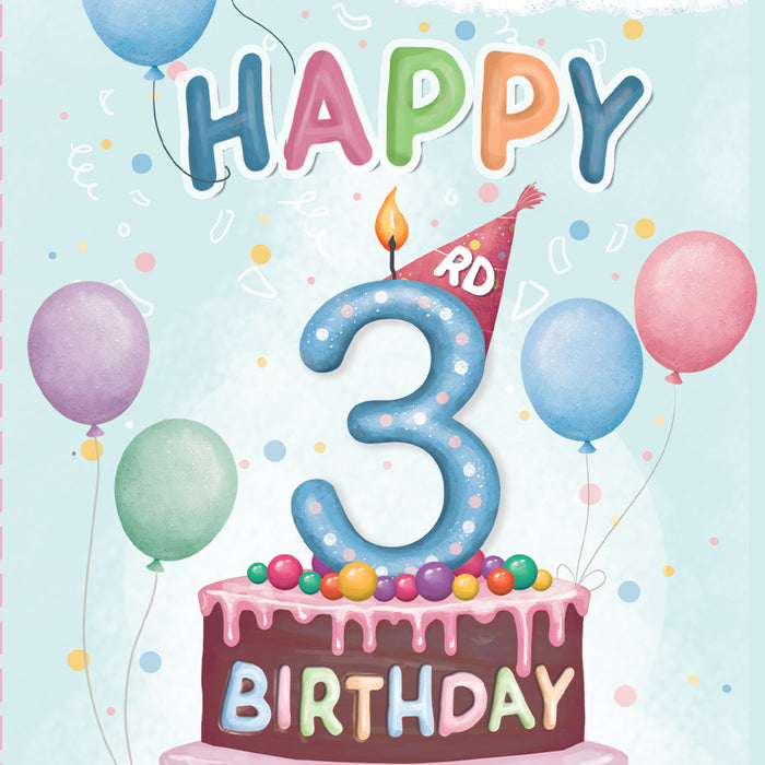 3rd Birthday Card