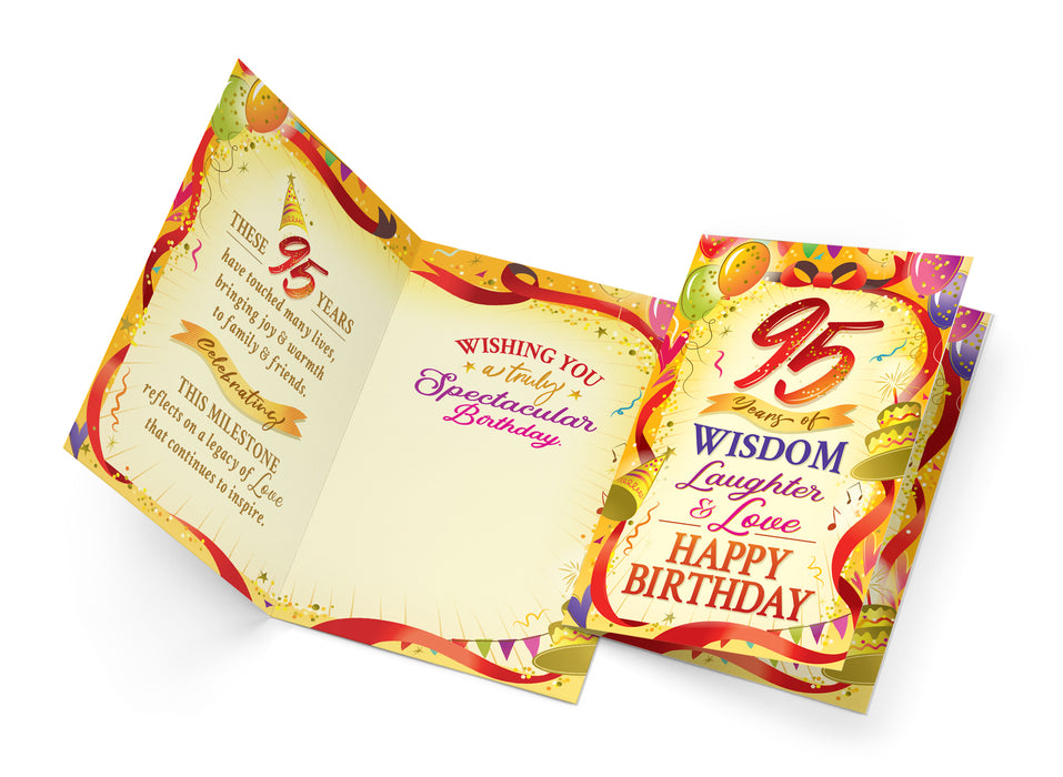 95th Birthday Card