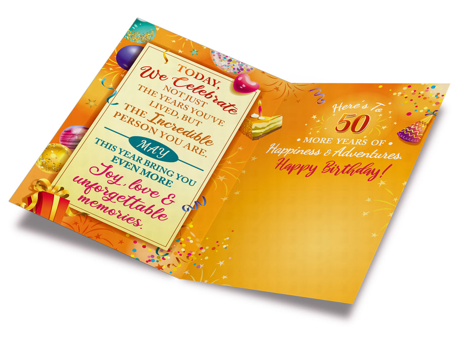 50th Birthday Card