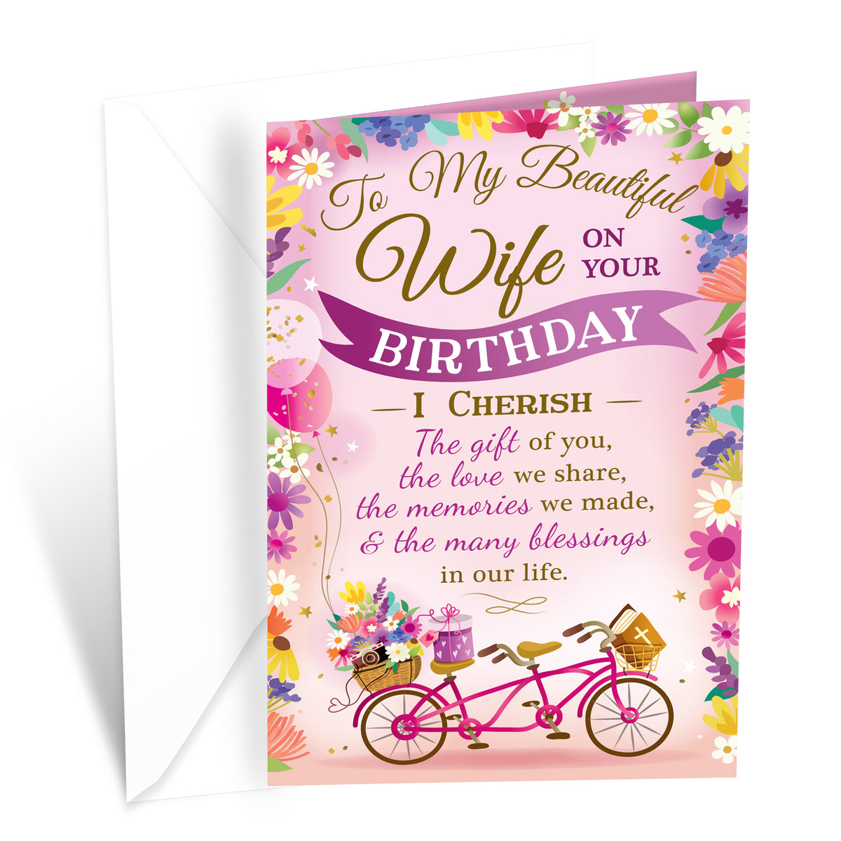 Religious Birthday Card For Wife — Prime Greetings