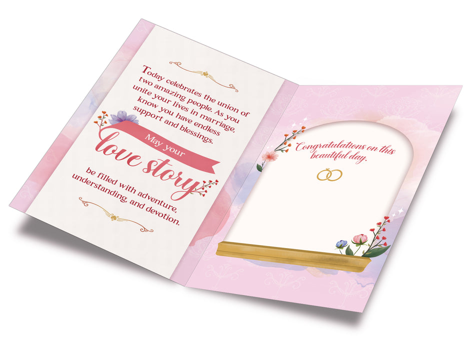 Son and Daughter In Law Wedding Card