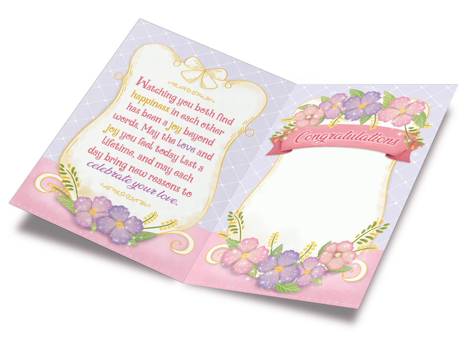 Daughter and Son In Law Wedding Card