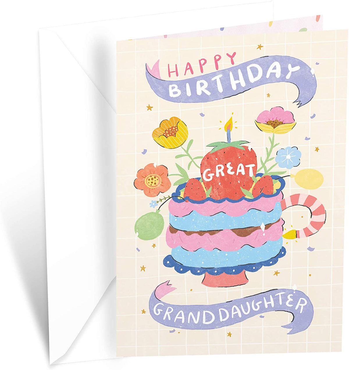 Belly Button Lovely Granddaughter Birthday Cake Card – Jolu Accessories  Boutique